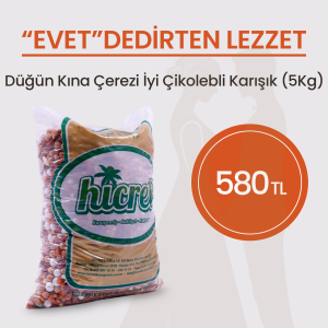 Düğün Kına Çerezi Çikolebli Karışık 5 Kg - 1